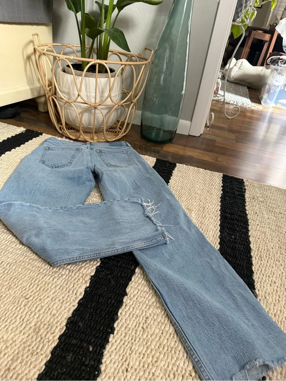 Abercrombie & Fitch Jeans Curve Love Women's Size 0 The Vintage Low Rise Baggy